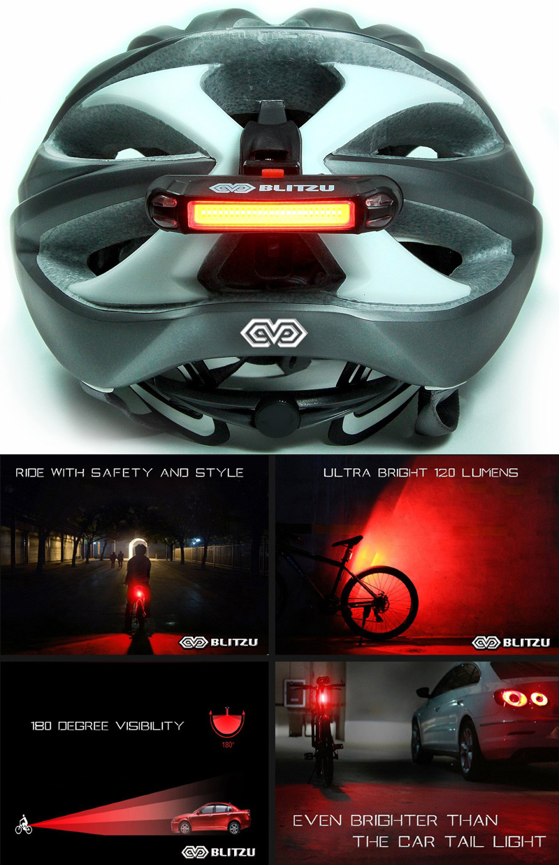 usb rechargeable bike tail light